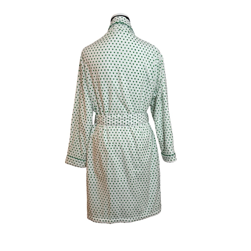 Roller Rabbit Robe with Green Heart Print - Picture 5 of 13
